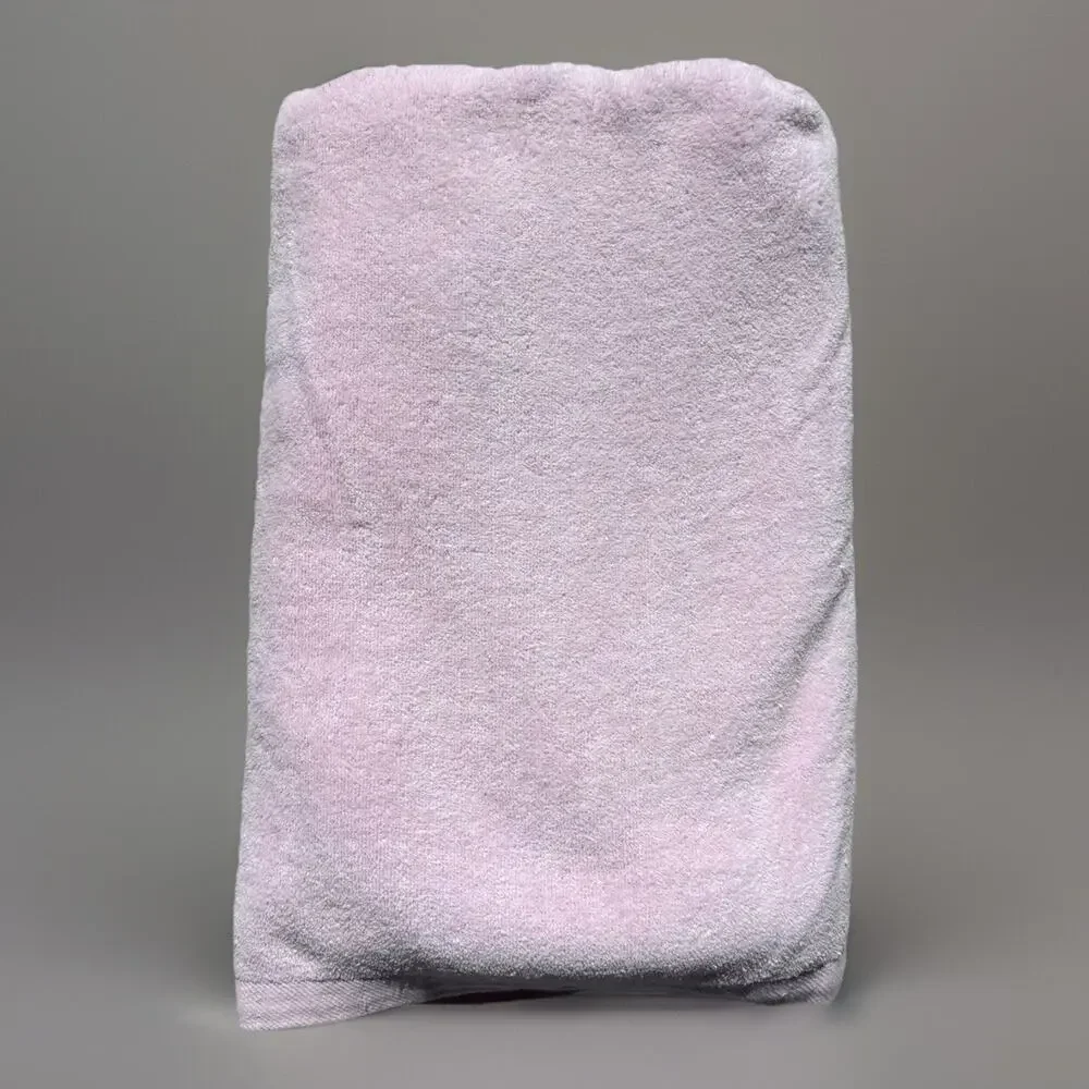 J’aime Bath Towel 100% Cotton MCM Pink Plush Vintage Brazil 64x31 Sheet